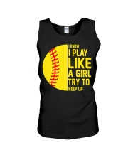Softball Lovers Unisex Tank tile