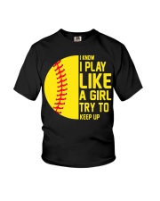 Softball Lovers Youth T-Shirt tile