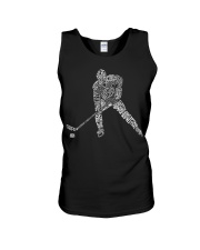 Hockey Man Unisex Tank tile