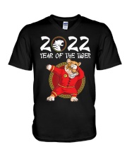 Happy Chinese New Year 2022 Year Of The Tiger V-Neck T-Shirt tile
