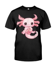 Axolotl Pastel Goth Strawberry Milk Shake Classic T-Shirt front
