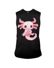 Axolotl Pastel Goth Strawberry Milk Shake Sleeveless Tee tile