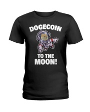 Dogecoin Funny Ladies T-Shirt tile