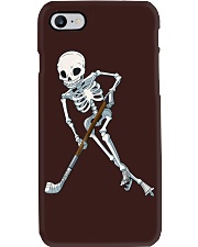Skeleton Ice Hockey Phone Case tile