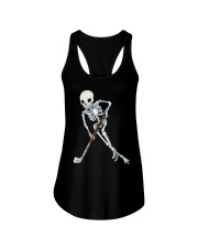 Skeleton Ice Hockey Ladies Flowy Tank tile
