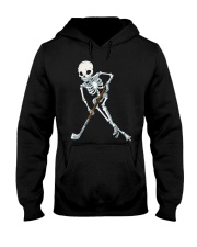 Skeleton Ice Hockey Hooded Sweatshirt tile