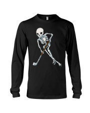 Skeleton Ice Hockey Long Sleeve Tee tile