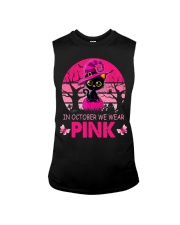 In October We Wear Pink Cute Cat Sleeveless Tee tile