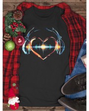 Headphones Heartbeat Colorful Classic T-Shirt custom-t-shirts-classic-lifestyle-front-351