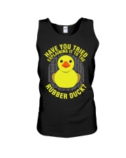 Programming Rubber Duck for Debug Unisex Tank tile