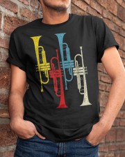 Trumpet Retro Classic T-Shirt apparel-classic-tshirt-lifestyle-26