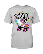 Let's Roll Unicorn Classic T-Shirt front