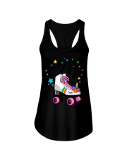 Let's Roll Unicorn Ladies Flowy Tank tile