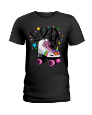 Let's Roll Unicorn Ladies T-Shirt tile