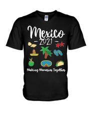 Mexico 2021 Making Memories Together V-Neck T-Shirt tile