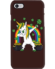 Dabbing Unicorn St Patricks Day Phone Case tile