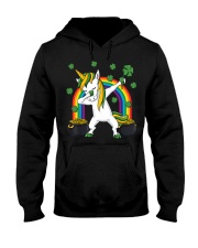 Dabbing Unicorn St Patricks Day Hooded Sweatshirt tile