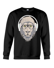 Dj lion Headphones Crewneck Sweatshirt tile