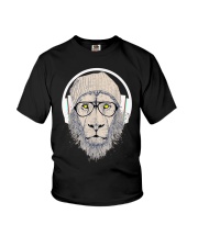 Dj lion Headphones Youth T-Shirt tile