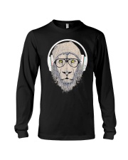 Dj lion Headphones Long Sleeve Tee tile