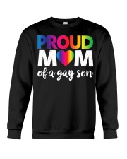 LGBT Proud Mom Of A Gay Son Crewneck Sweatshirt tile