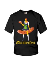 Barmaid Oktoberfest Funny Youth T-Shirt tile