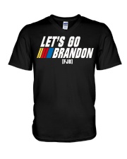 Let's Go Brandon V-Neck T-Shirt tile