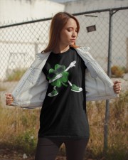 Dabbing Shamrock St Patrick's Day Classic T-Shirt apparel-classic-tshirt-lifestyle-07