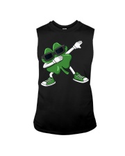 Dabbing Shamrock St Patrick's Day Sleeveless Tee tile