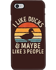 I Like Ducks And Maybe Like 3 People Phone Case tile