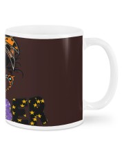 October Girl Halloween Messy Bun Mugs tile