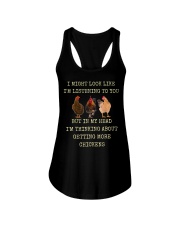 My Head I'm Thinking About Getting More Ladies Flowy Tank tile