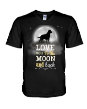 Labrador Retriever Love V-Neck T-Shirt tile