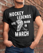 Hockey Legends Are Born In March Classic T-Shirt apparel-classic-tshirt-lifestyle-26