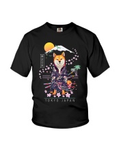 Shiba Inu Japanese Aesthetic Youth T-Shirt tile