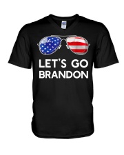 Lets Go Brandon V-Neck T-Shirt tile