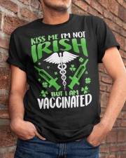 Kiss Me I'm Not Irish But I Am Vaccinated Classic T-Shirt apparel-classic-tshirt-lifestyle-26