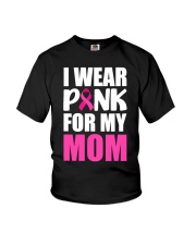 I Wear Pink For My Mom Youth T-Shirt tile