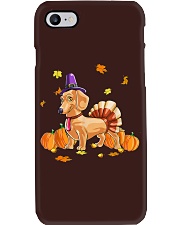 Happy Thanksgiving Dachshund Turkey Phone Case tile