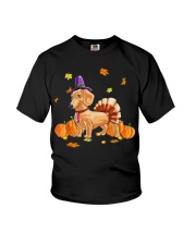 Happy Thanksgiving Dachshund Turkey Youth T-Shirt tile