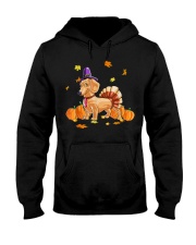 Happy Thanksgiving Dachshund Turkey Hooded Sweatshirt tile