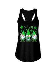St Patricks Day Gnome Shamrock Ladies Flowy Tank tile
