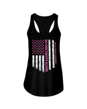 No One Fights Alone USA Flag Ladies Flowy Tank tile