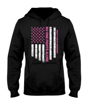 No One Fights Alone USA Flag Hooded Sweatshirt tile