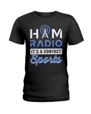 It's A Contact Sports Amateur Ladies T-Shirt tile