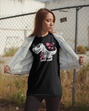 Pink Ribbon T-Rex Classic T-Shirt apparel-classic-tshirt-lifestyle-07