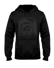 Cute Vintage Cottagecore Frog under Mushroom Umbrella Hooded Sweatshirt tile