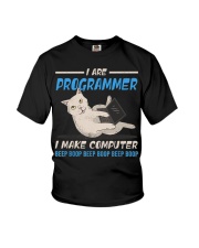 I Are Programmer I Make Computer Youth T-Shirt tile