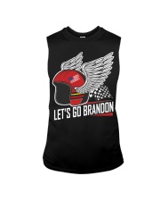 let's go brandon motorcycle flag Sleeveless Tee tile