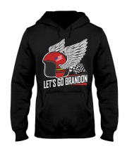 let's go brandon motorcycle flag Hooded Sweatshirt tile